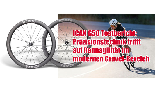 Testbericht zum ICAN Gravel-Laufradsatz G50 aus dem italienischen Magazin „Bicisport“